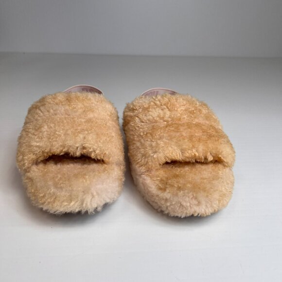 Ugg Sandal Girl 4 Fluff Yeah Toddler Slide Shoe Sheepskin Lining Strap Core Ex - Picture 3 of 15